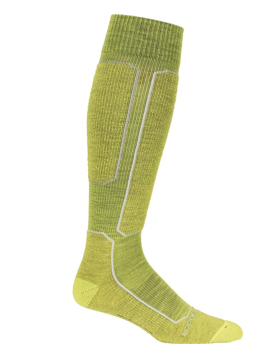 Men's Icebreaker Merino Ski+ Light Over the Calf Socks Shine / Ether | CA 1935ILHS